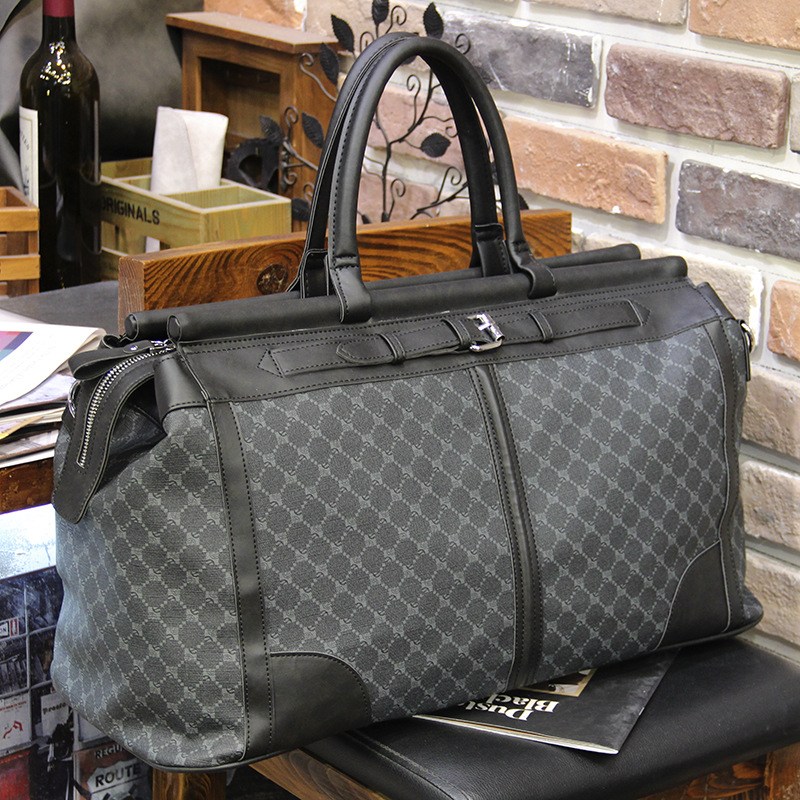 Luxury Bags Luggage - Moda Ekose Seyahat Çantası Erkek Çanta