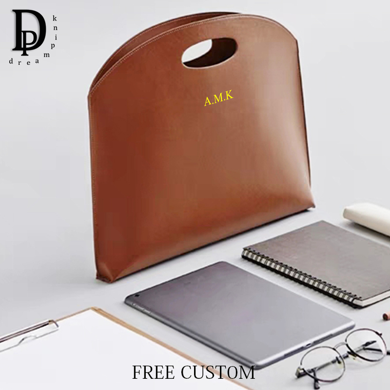 Briefcase Leather Slim - Lüks Tasarım Özel Harfleri Laptop Çantası