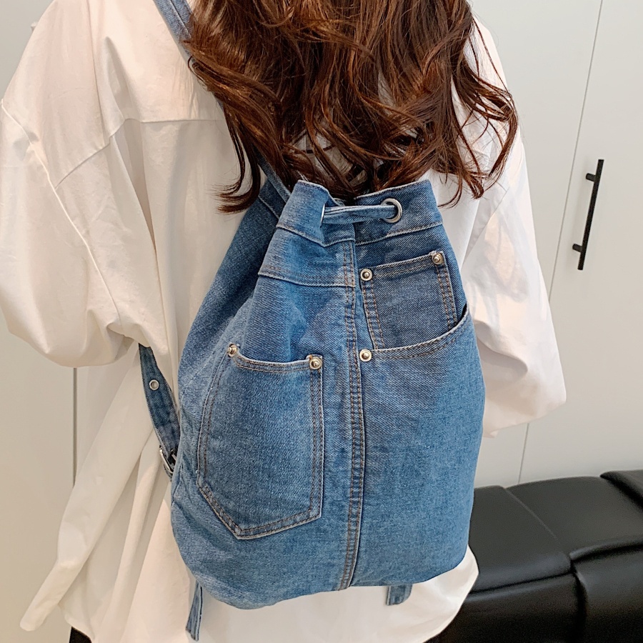 Luxury Bags Denim - Denim Kadın Sırt Çantaları Genç Kızlar