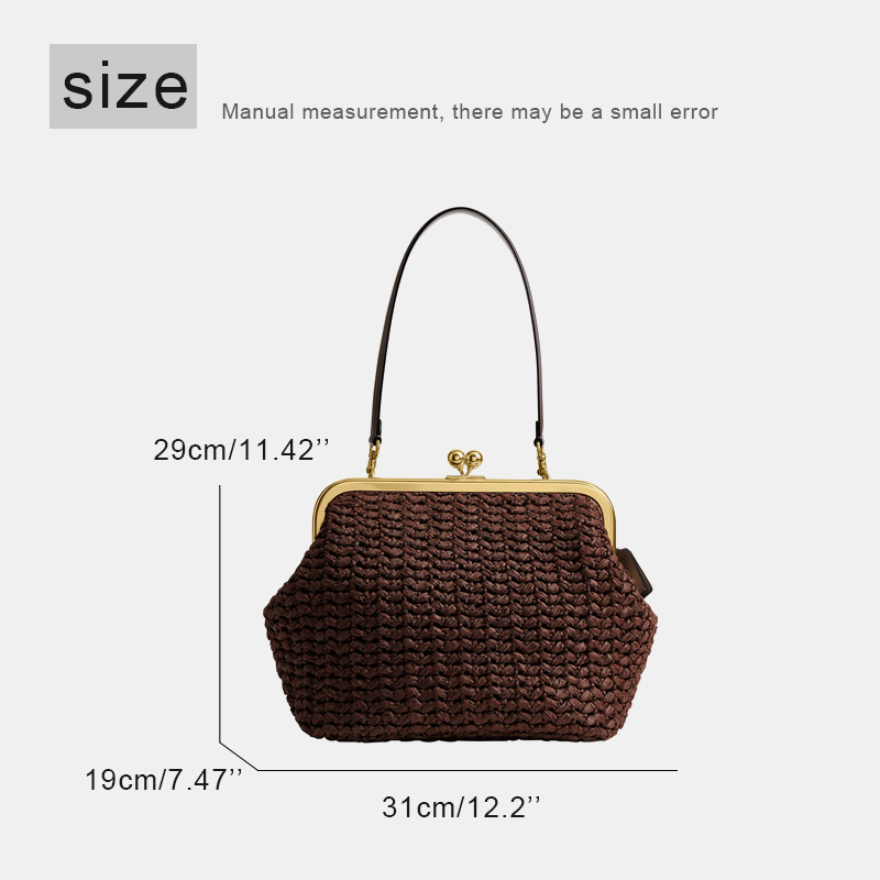 El yapımı Kisslock Çerçeveli O - Luxury Bag Collection incelemesi ve fiyatı