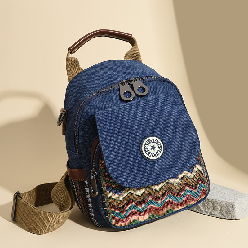 Rahat Ulusal Tarzı Denim Sırt  - Luxury Bags Denim incelemesi ve fiyatı