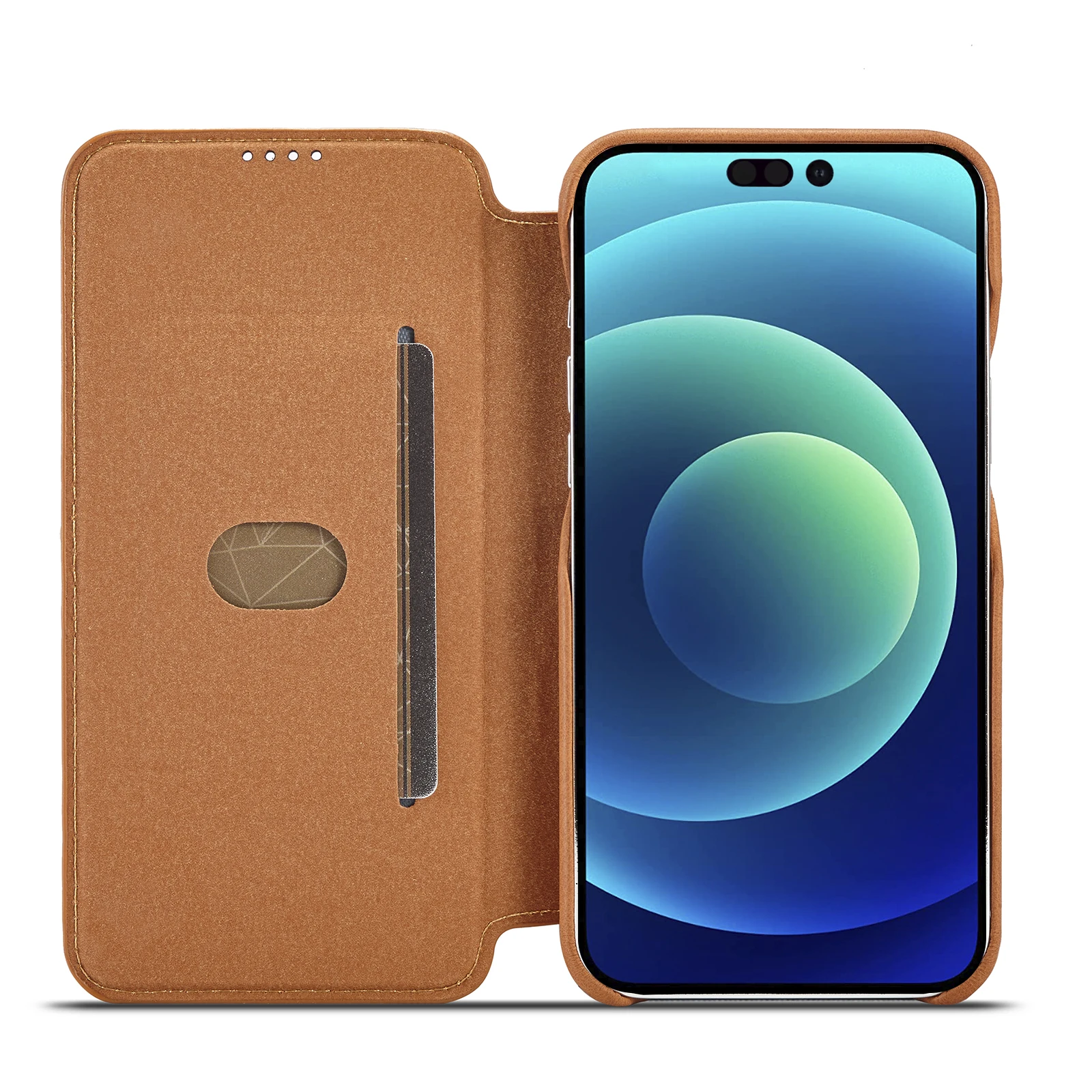 Deri Flip Cüzdan Manyetik Kapa - Briefcase Leather Slim incelemesi ve fiyatı