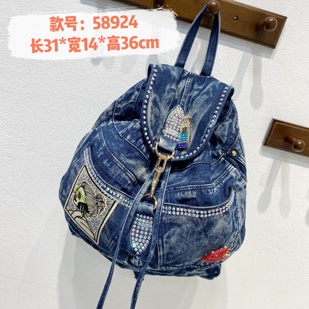 iPinee Lüks Denim Kadın Sırt Ç - Luxury Bags Denim incelemesi ve fiyatı