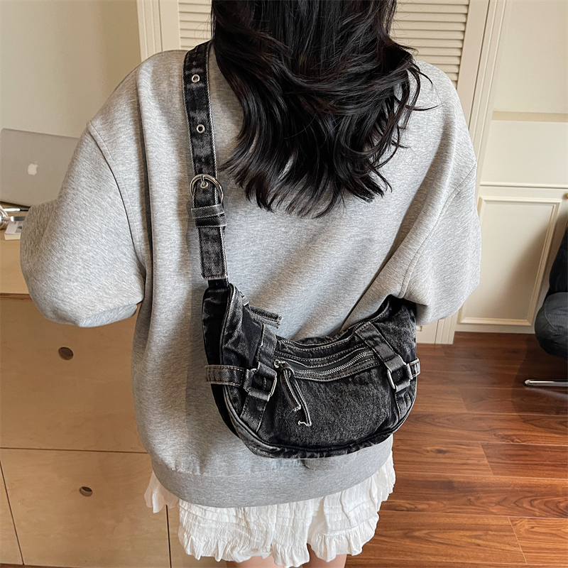 Trendy kadın Denim Omuz Çantas - Luxury Bags Denim incelemesi ve fiyatı