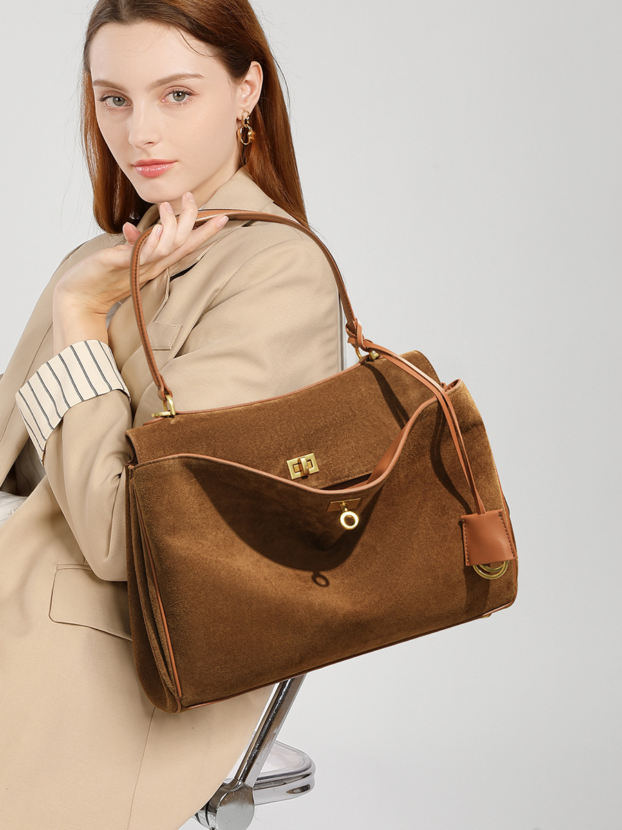 Sonbahar Kış kadın Süet hakiki - Luxury Bags Tote incelemesi ve fiyatı