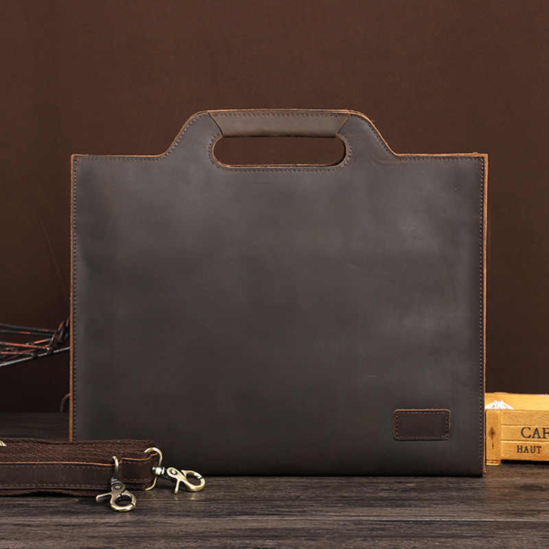 Newsbirds kalın deri siyah evr - Briefcase Leather Slim incelemesi ve fiyatı