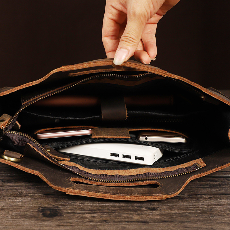 Newsbirds kalın deri siyah evr - Briefcase Leather Slim incelemesi ve fiyatı