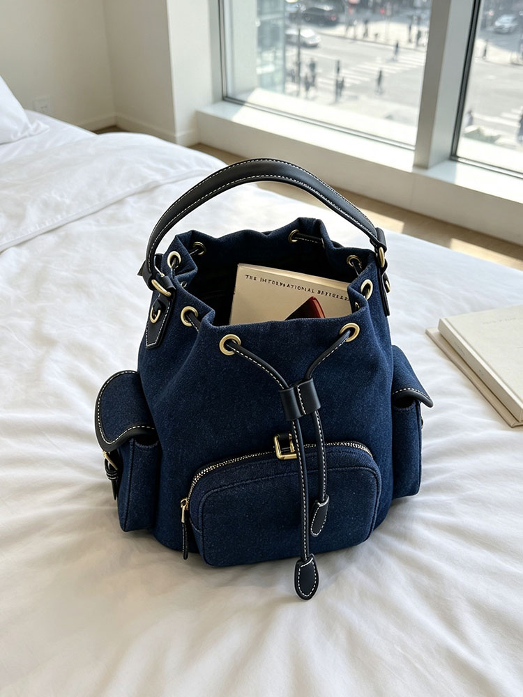 Denim Mavi Kadın Sırt Çantası  - Luxury Bags Denim incelemesi ve fiyatı