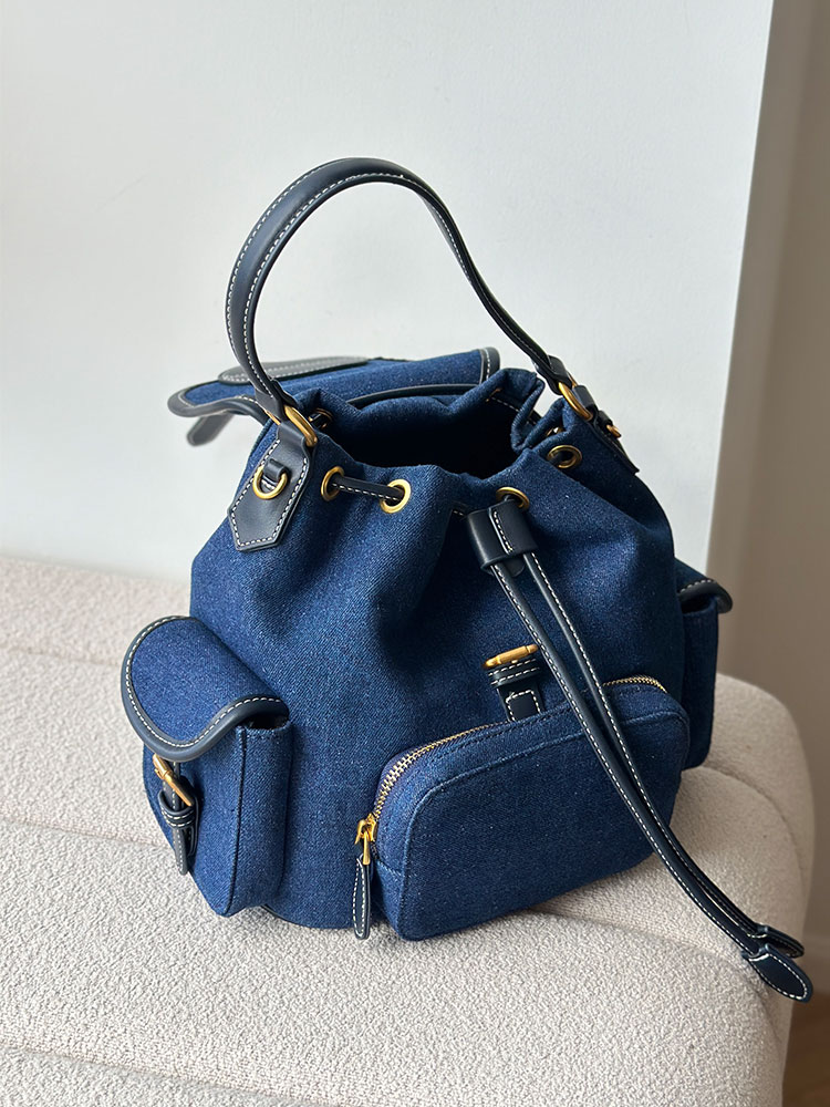 Denim Mavi Kadın Sırt Çantası  - Luxury Bags Denim incelemesi ve fiyatı