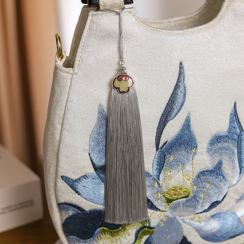Kadın Retro Şık Çiçek Nakış Sa - Luxury Bags Medium Size incelemesi ve fiyatı